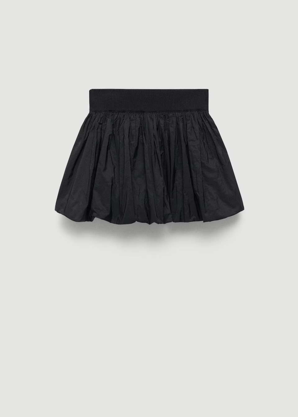 Mini-skirt with ruffed hem  -  Women | Mango USA | MANGO (US)