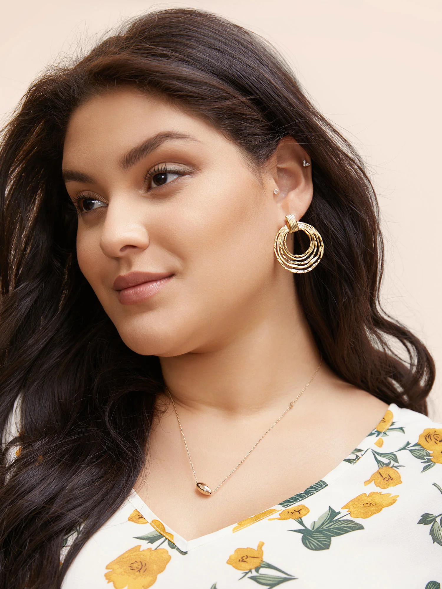 Tiered Hoop Earrings | Bloomchic