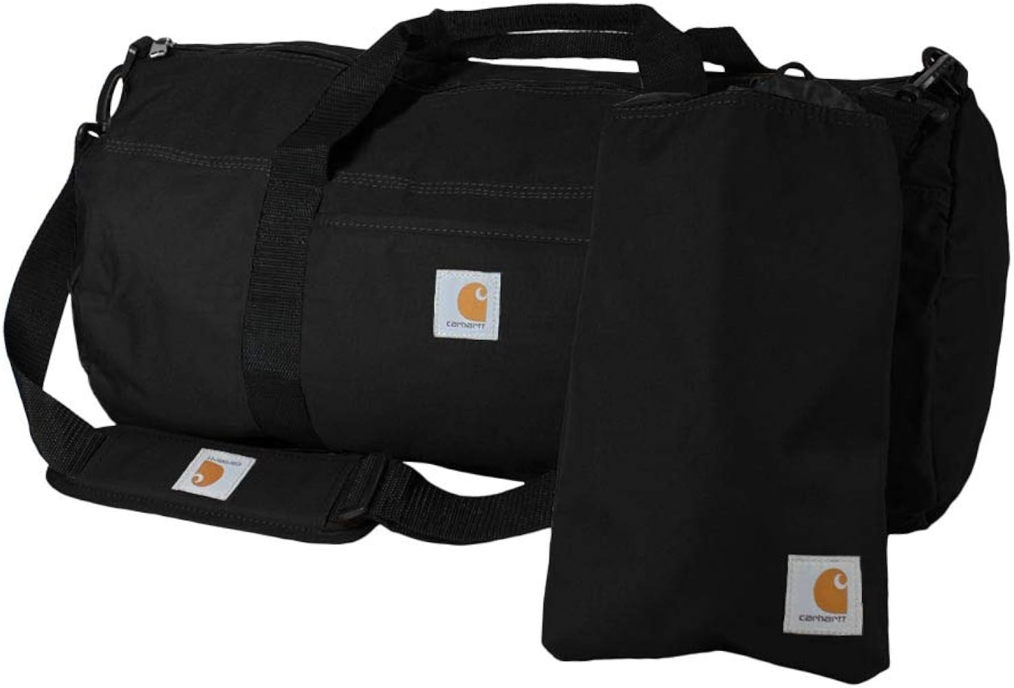 Carhartt Trade Series 2-in-1 Packable Duffel with Utility Pouch, Black, Medium (21.5-Inch) | Amazon (US)