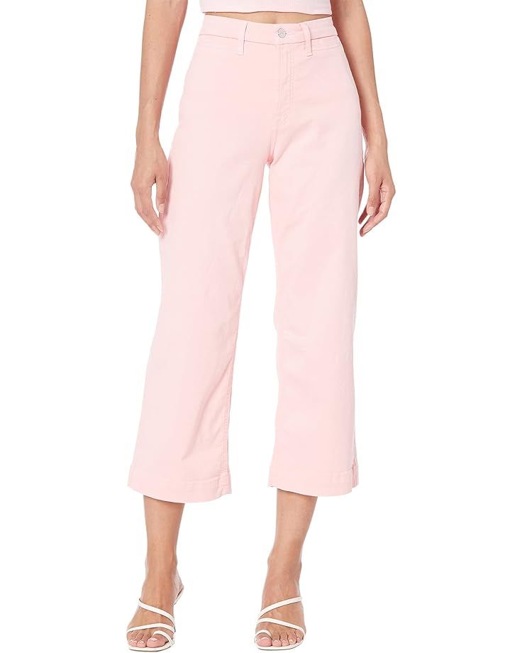 JEN7 Cropped Wide Leg with Welt Pockets in Coral Pink | Zappos
