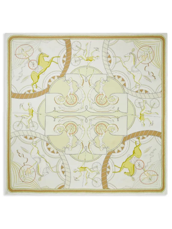 Tory Burch Acrobats Shawl  | Green | FARFETCH UK | Farfetch Global