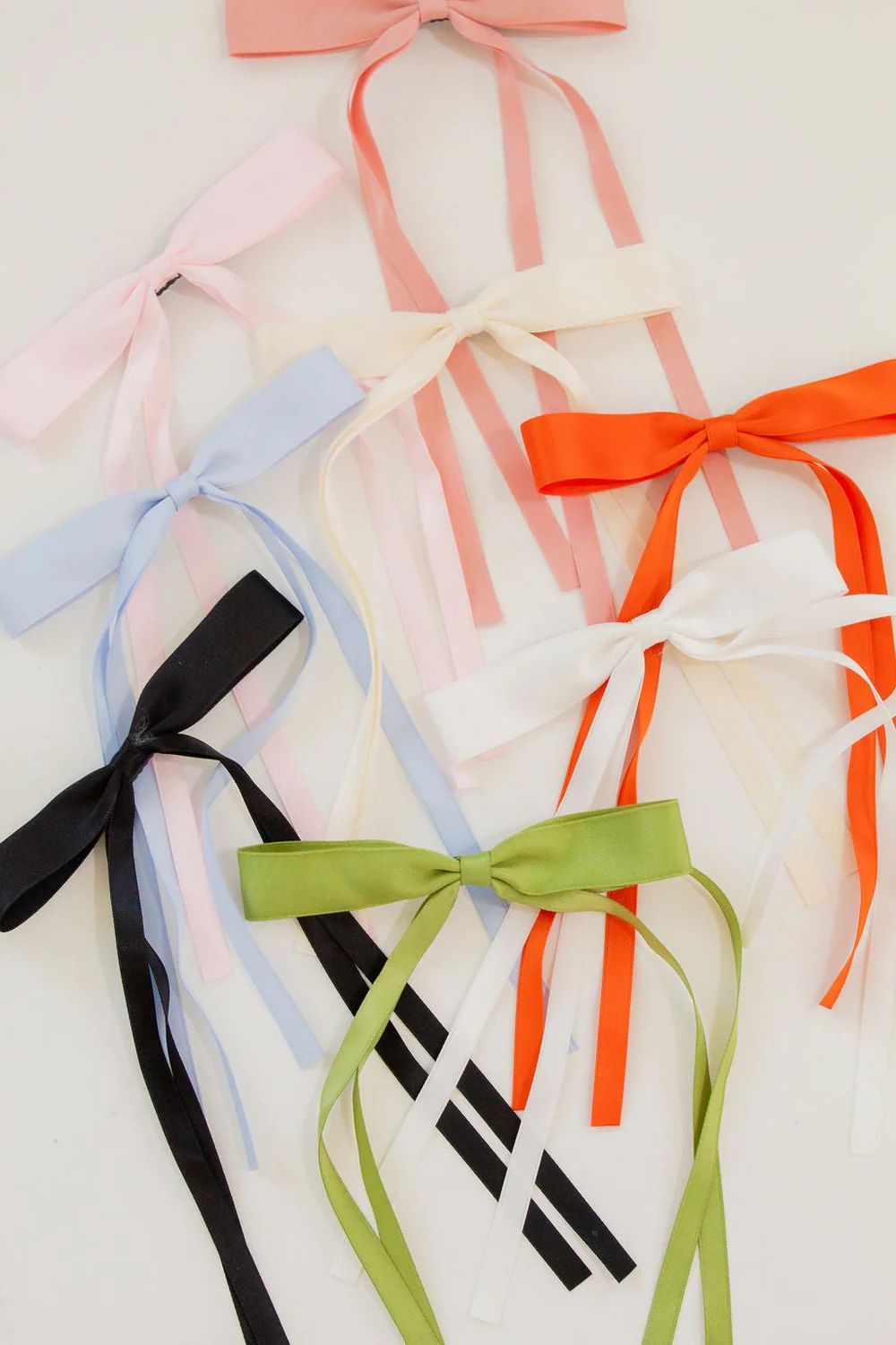 Satin Ribbon Long Bow Clip | Shop Andi