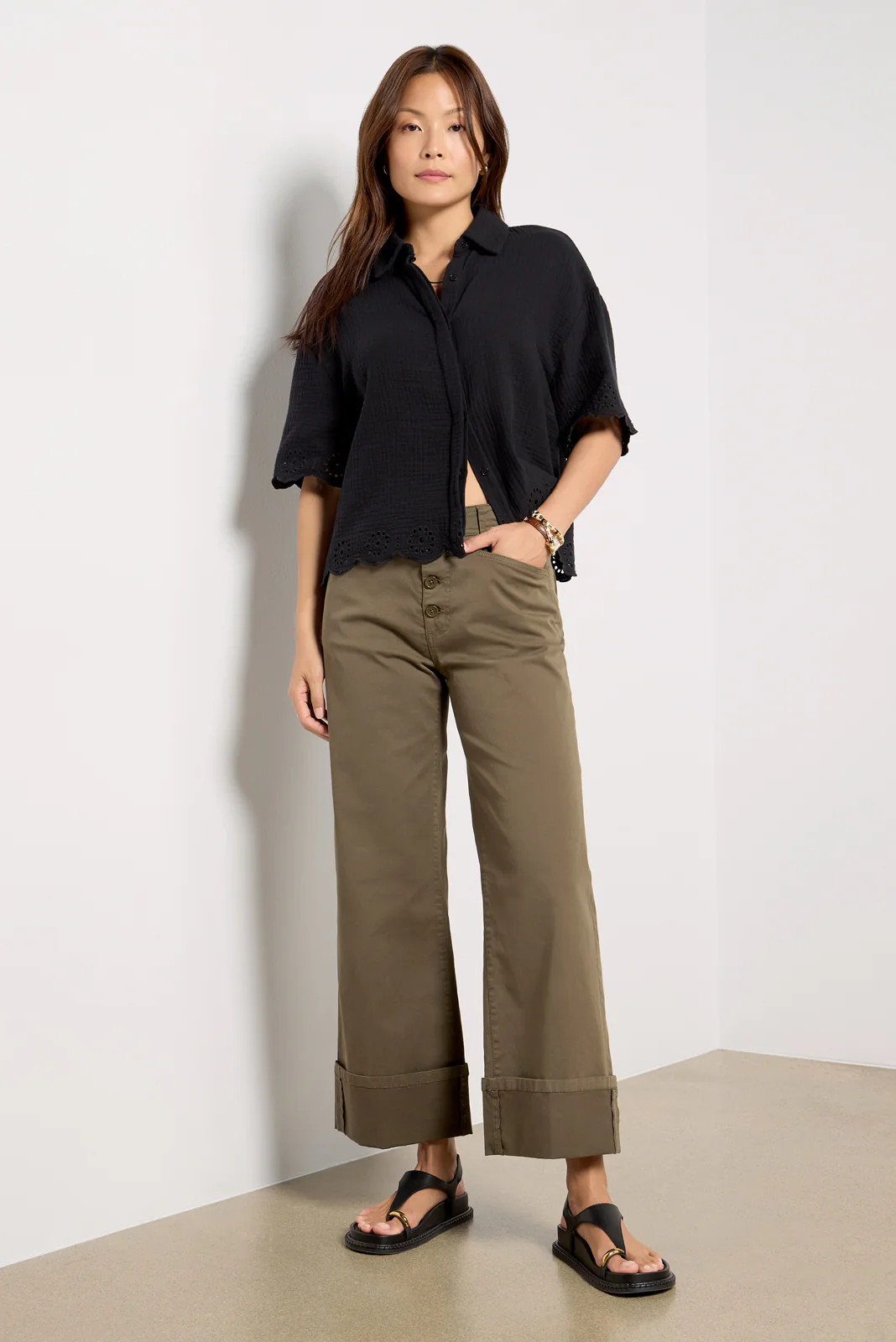 Luna Cuffed Pant | Evereve