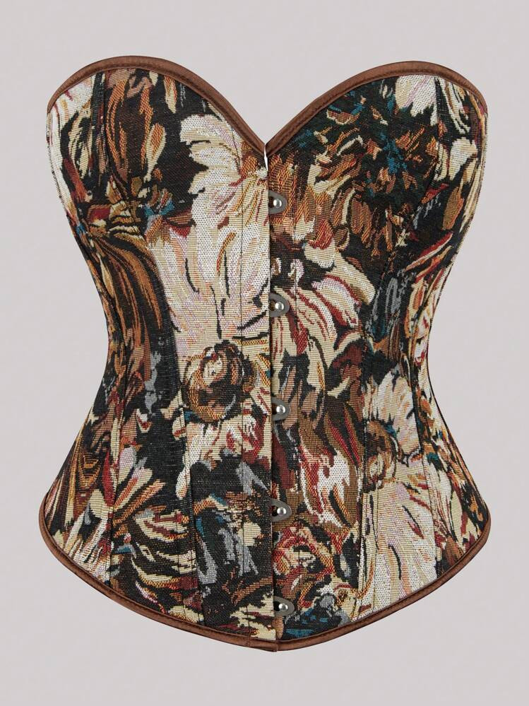 Fashionable Women's Strapless Top, Elegant European Style Lace-Up Sexy Bodycon Crop Top, Streetwear | SHEIN