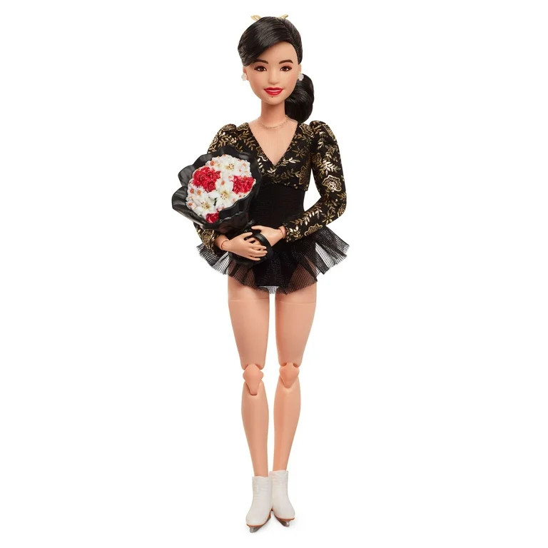 Barbie Inspiring Women Kristi Yamaguchi Collectible Doll in 1992 Winter Olympics Fashion - Walmar... | Walmart (US)
