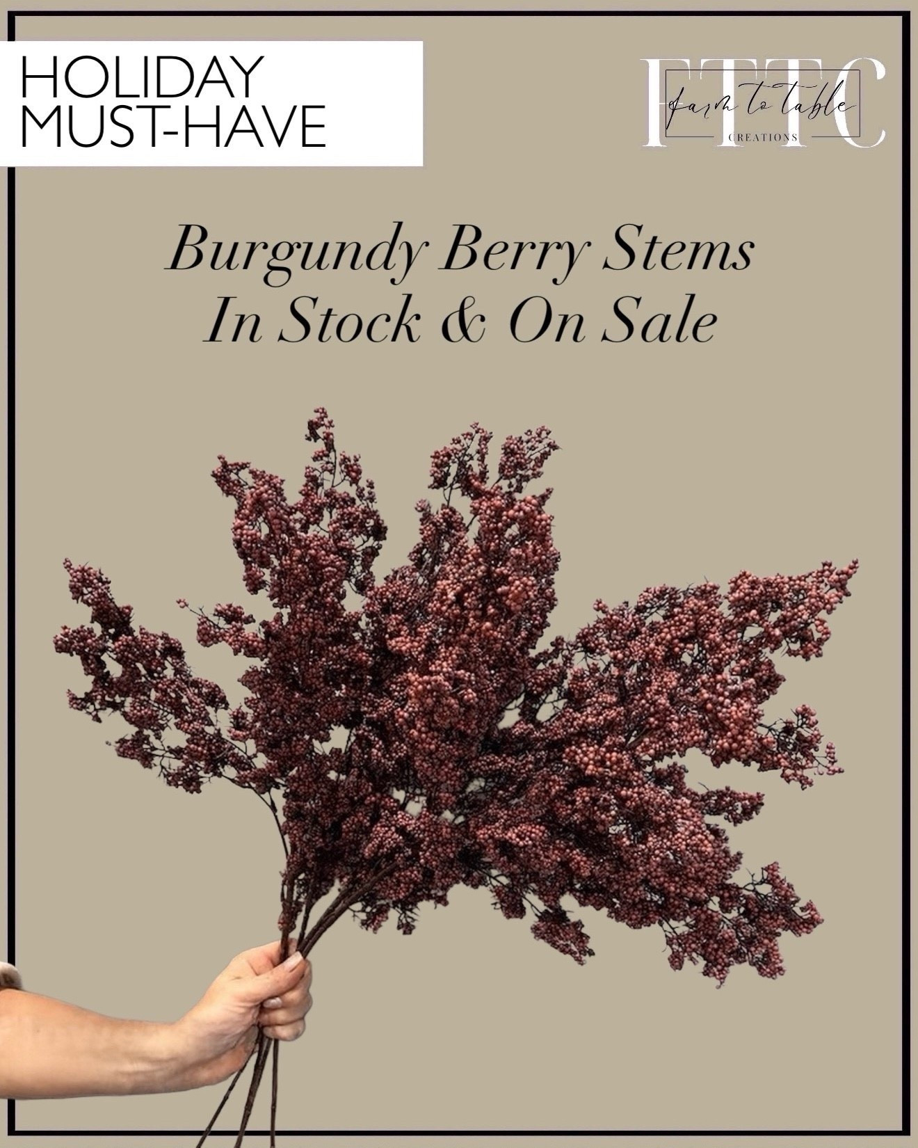 Burgundy Berry Stems on Sale

These gorgeous burgundy berry stems are such a beautiful way to add depth and warmth to your holiday arrangements. They’re full, rich in color, and so easy to work with. And the best part — they’re on sale right now, so it’s the perfect time to grab a few extra bundles for vases, garlands, or centerpieces, & mix them in with your favorite greenery or simply style alone  

Follow @farmtotablecreations on Instagram for more cozy styling ideas.


#berrystems #holidaystems #burgundystems #vasearrangement #holidaydecor #winterdecor #tabledecor #floralstems #fauxfloral #berries #livingroomdecor #kitchendecor #homedecorfavorites #decorfinds #amazonhome #amazonfinds #christmasdecor #christmasstems #holidaystyling #modernorganic #neutraldecor #budgetdecor #decorinspo #cozystyle #cozyhome



#LTKSaleAlert #LTKFindsUnder50 #LTKHome