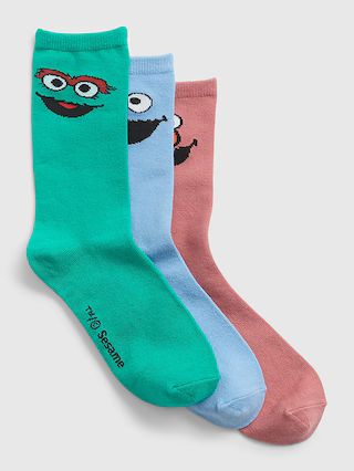 GapKids | Sesame Street Crew Socks (3-Pack) | Gap (CA)