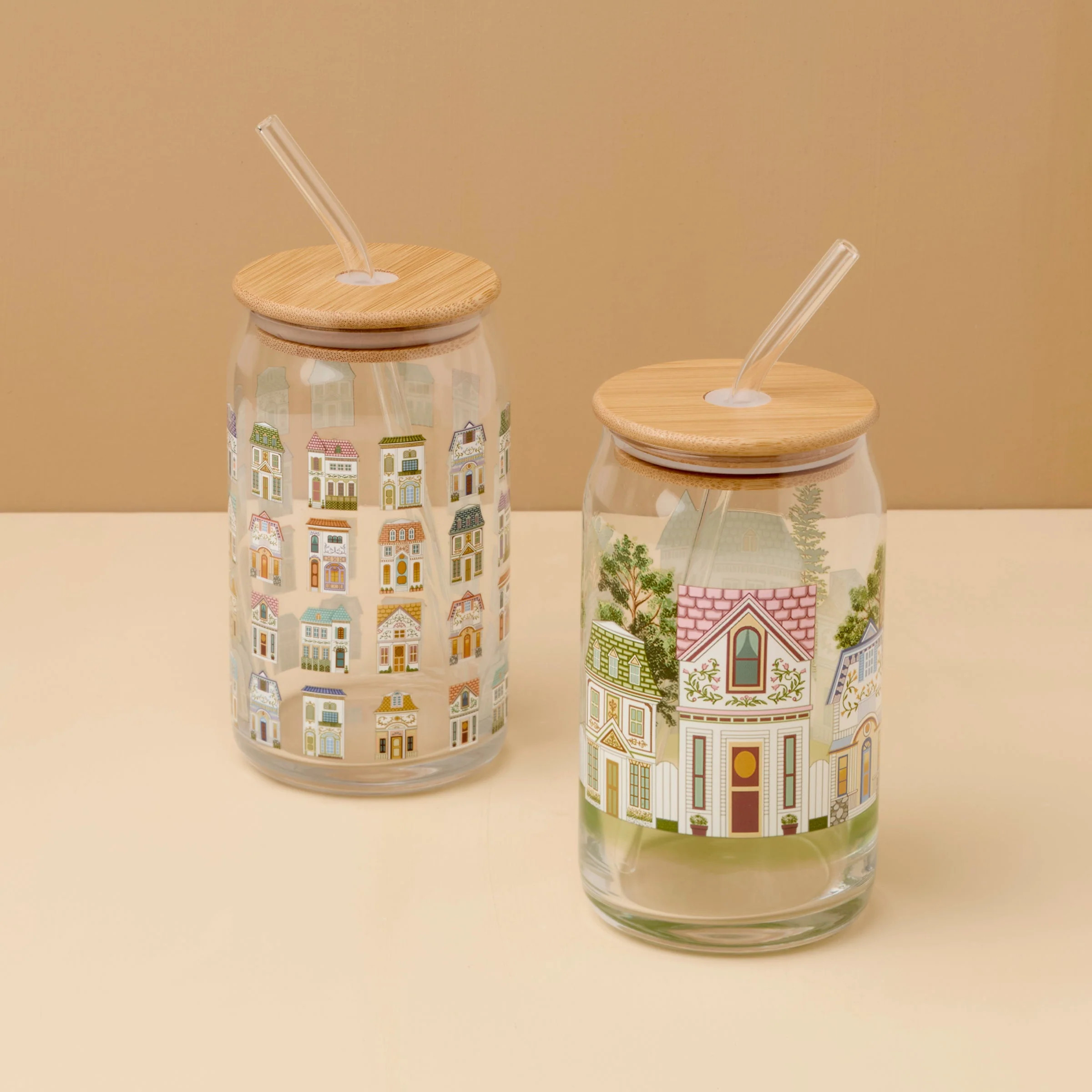 Lenox Spice Village Can Cooler Glasses, Set of 2 | Lenox