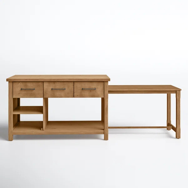 Tinka 99.5'' Wide Rolling Kitchen Island | Wayfair North America