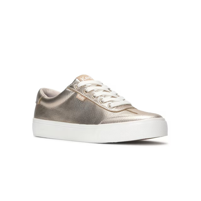 Keds Jump Kick T-Toe Metallic Leather Lace Up | Keds US