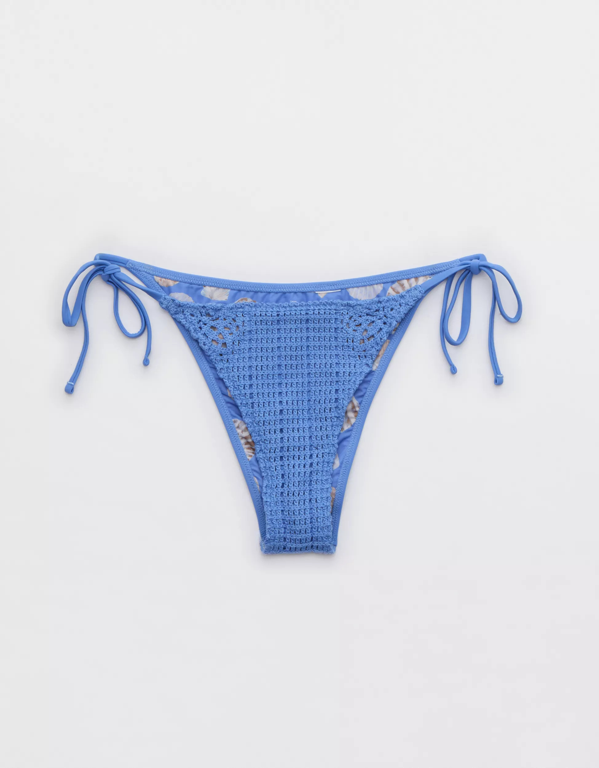 Aerie The Sunbun Crochet Bikini Bottom | Aerie