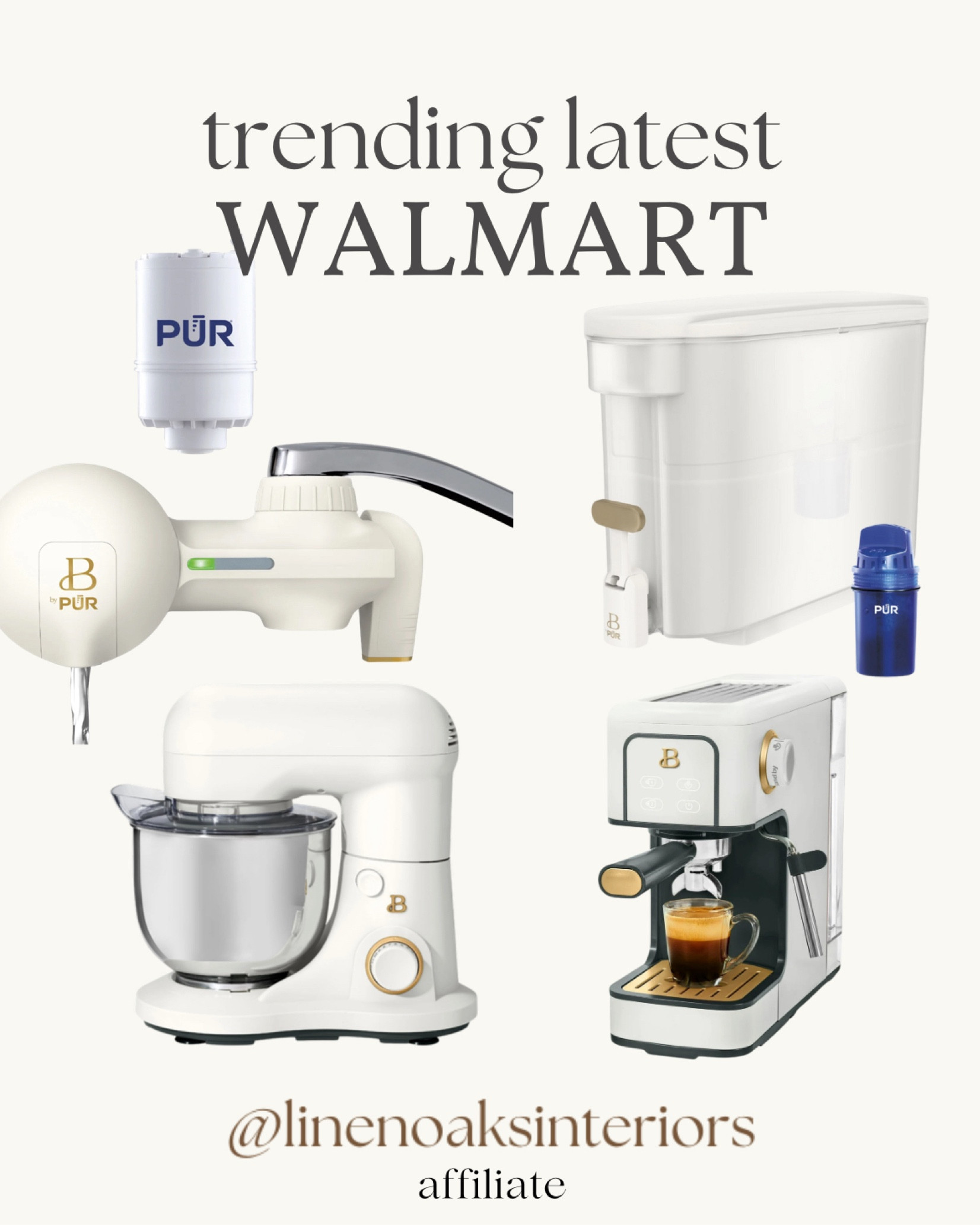 Drew Barrymore Walmart kitchen!
Kitchen appliances - neutral appliances 
Water filters purifiers kitchen mixer espresso machines kitchen things aesthetic kitchen 

#LTKFindsUnder50 #LTKHome #LTKSeasonal