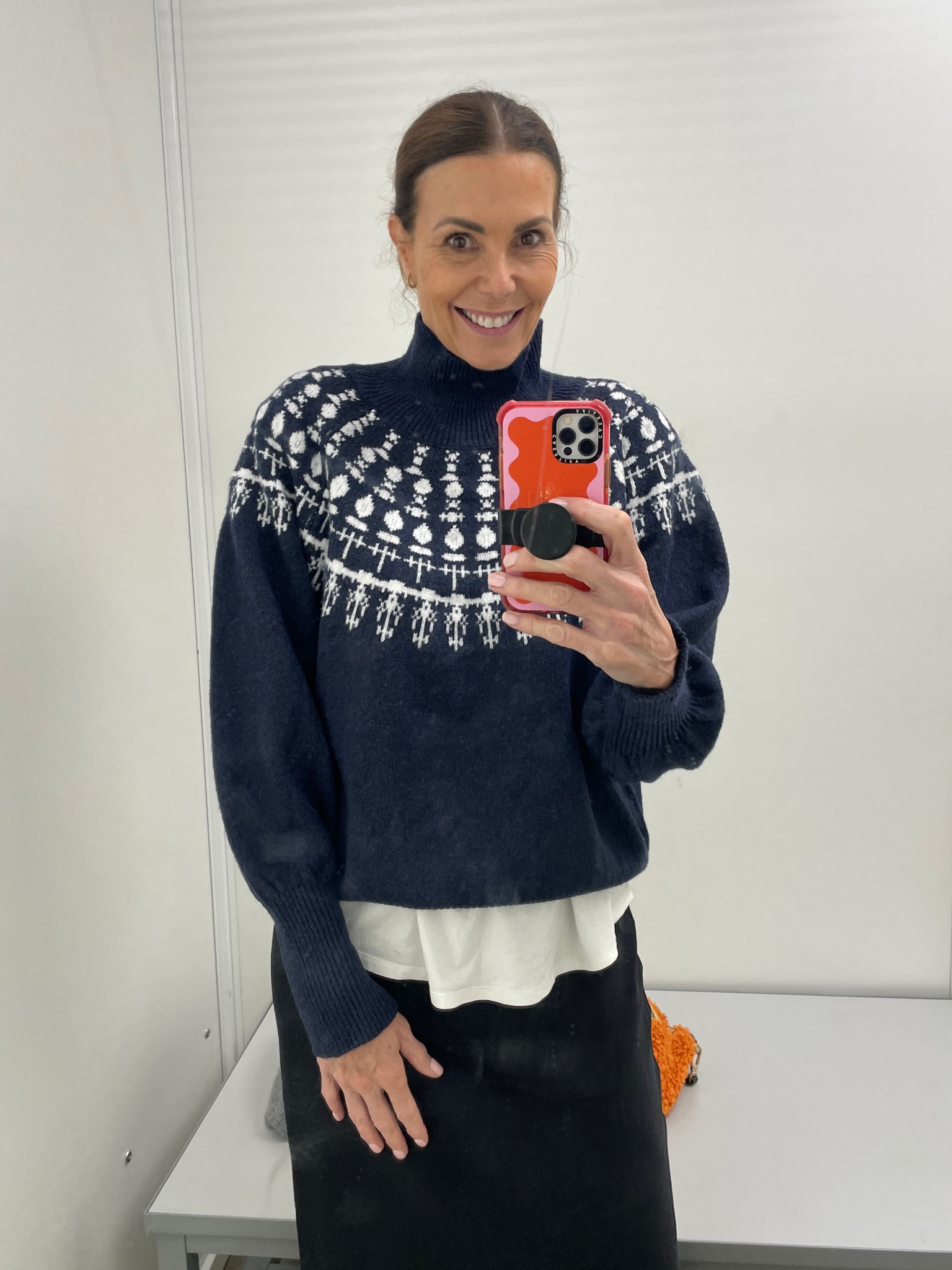 Just grabbed this cute fair isle sweater from Walmart! It’s super soft and the sleeve detail is gorgeous!

#LTKSeasonal #LTKover40