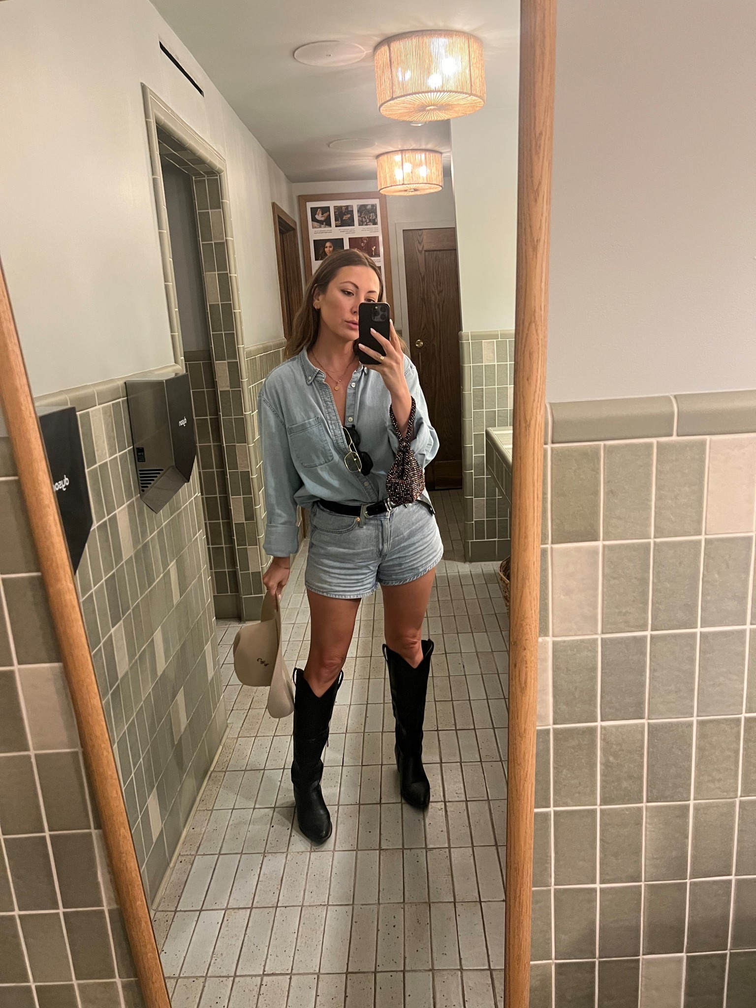 Canadian Tuxedo / Country Concert / Jeans : Music Festival Outfit - Gap Men’s Chambray Buttondown + Levi’s Denim Shorts + Amazon Black Cowboy Boots + Cowboy Hat 

#LTKSaleAlert #LTKFindsUnder100 #LTKFindsUnder50