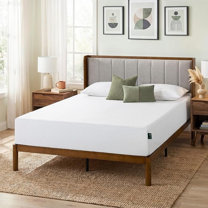 Zinus 10 Inch Full Green Tea Cooling Memory Foam Mattress, Medium Feel | Amazon (US)