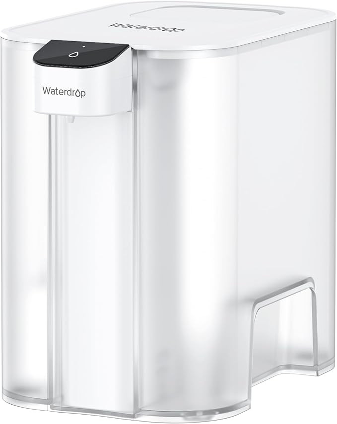 Waterdrop Large 27-Cup Mega Electric Water Filter Dispenser, 200-Gallon Rechargeable Instant Syst... | Amazon (US)