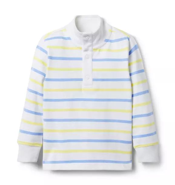 Striped Half Snap Pullover | Janie and Jack