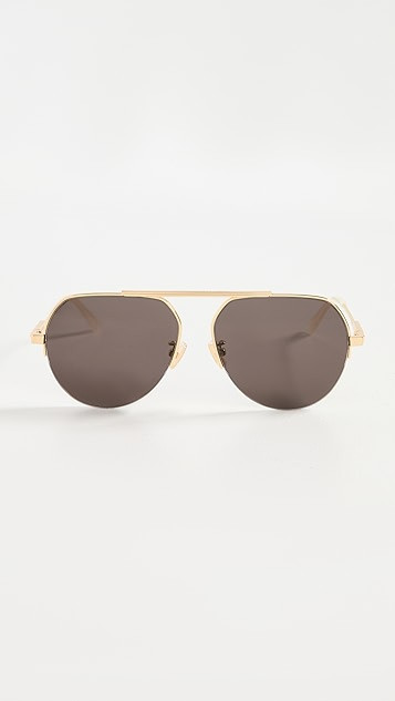 Full Metal Aviator Sunglasses | Shopbop