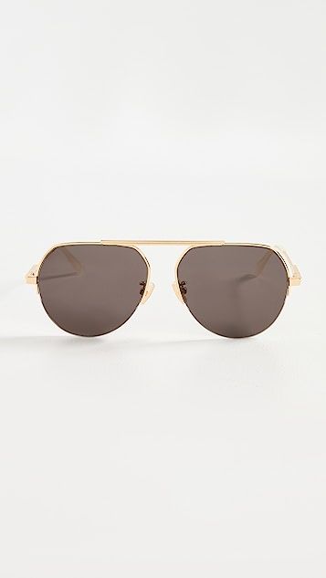 Full Metal Aviator Sunglasses | Shopbop