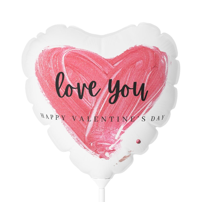 Pink Heart Love Happy Valentines Day Balloon, Choose Round or Heart Shaped 11 - Etsy | Etsy (US)