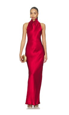 SNDYS Nara Maxi Dress in Deep Red from Revolve.com | Revolve Clothing (Global)