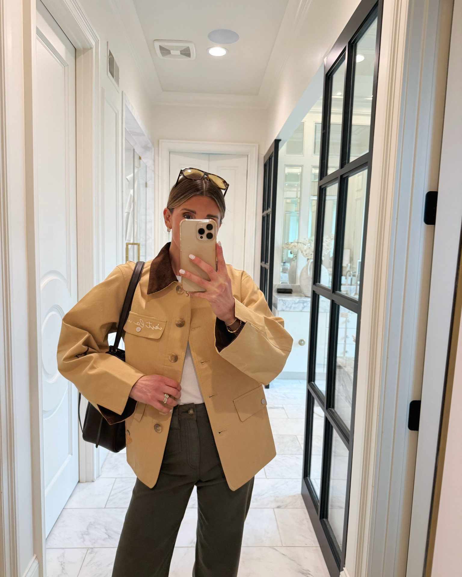 My pants are 25% off this weekend at Paige! Love this dark green shade for fall. I’m 5’7 wearing size 25, runs tts

#LTKootd #LTKSeasonal #LTKOver40