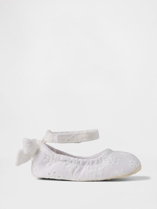 Baby Eyelet Bow Shoes | Gap (US)