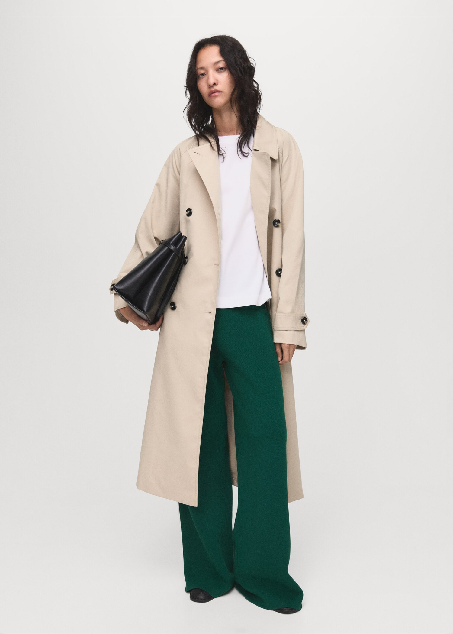 Fine-knit straight-fit pants - Women | MANGO USA | Mango (US/MX/AU)