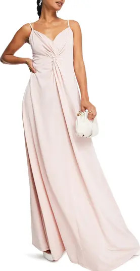 ASOS DESIGN Twist Front Cami Maxi Dress | Nordstrom | Nordstrom