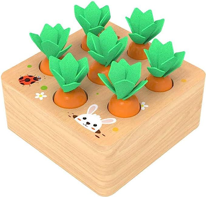 Ancaixin Wooden Toys for 1 Year Old Boys and Girls Montessori Size Sorting & Counting Puzzle Game... | Amazon (US)