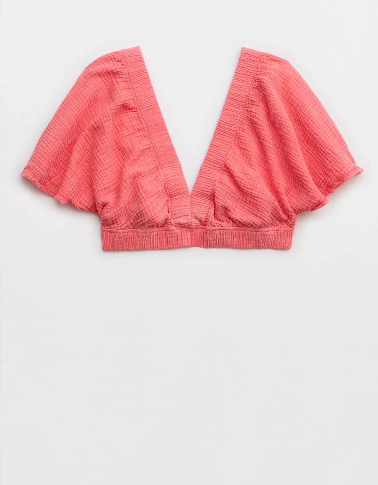 Aerie Pool-To-Party Flutter Sleeve T-Shirt | Aerie