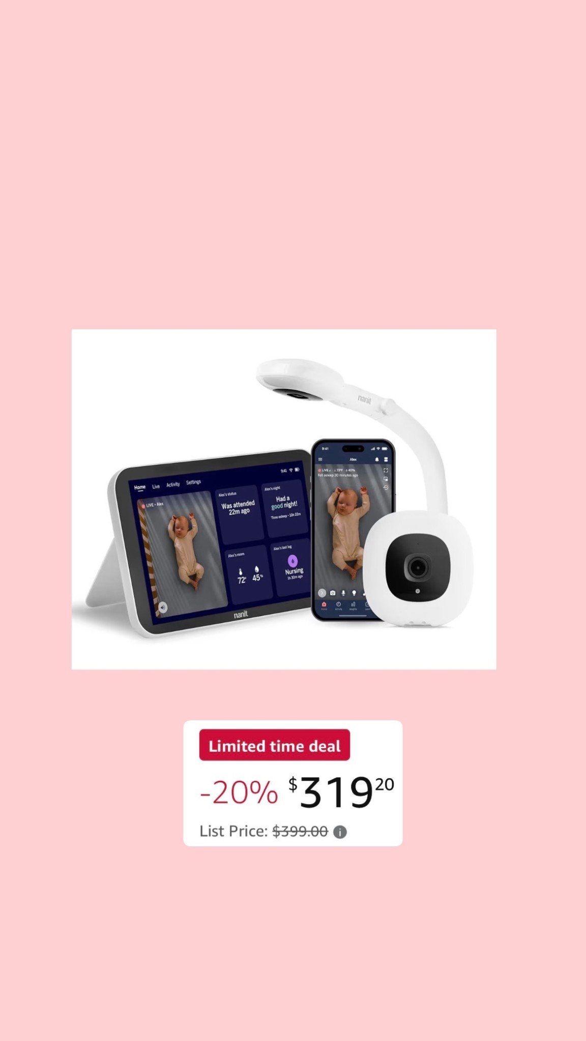 Nanit bundles on sale! Select items! I was able to combine my registry completion discount with this to bring it down even further. We love a sale. 

Baby monitor, nanit, Amazon sale, Amazon find, newborn essentials. Nanit Home Screen

#LTKSaleAlert #LTKBaby #LTKmomlife