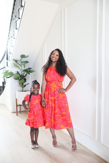 Walmart Mommy and Me Outfits. These @WalmartFashion Mommy and Me Dresses are perfect summer dresses. I love the vibrant colors and the floral print on the dresses. Obsessed 😍 

#LTKfamily #LTKstyletip #LTKkids