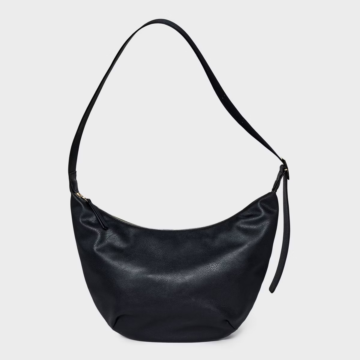 Slouchy Crescent Sling Handbag - Universal Thread™ Black | Target