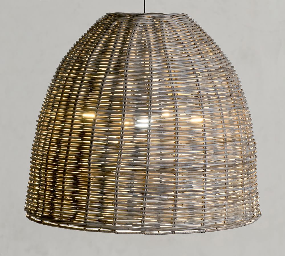 Rattan Dome Pendant | Pottery Barn (US)