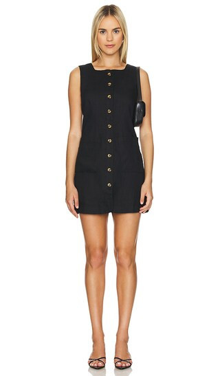 Posse Emma Mini Dress in Black. - size L | Revolve Clothing (Global)