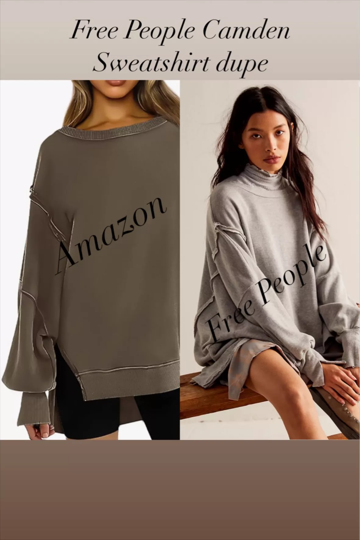Trendy Queen Womens Oversized Crewneck Sweatshirts Hoodies Fall