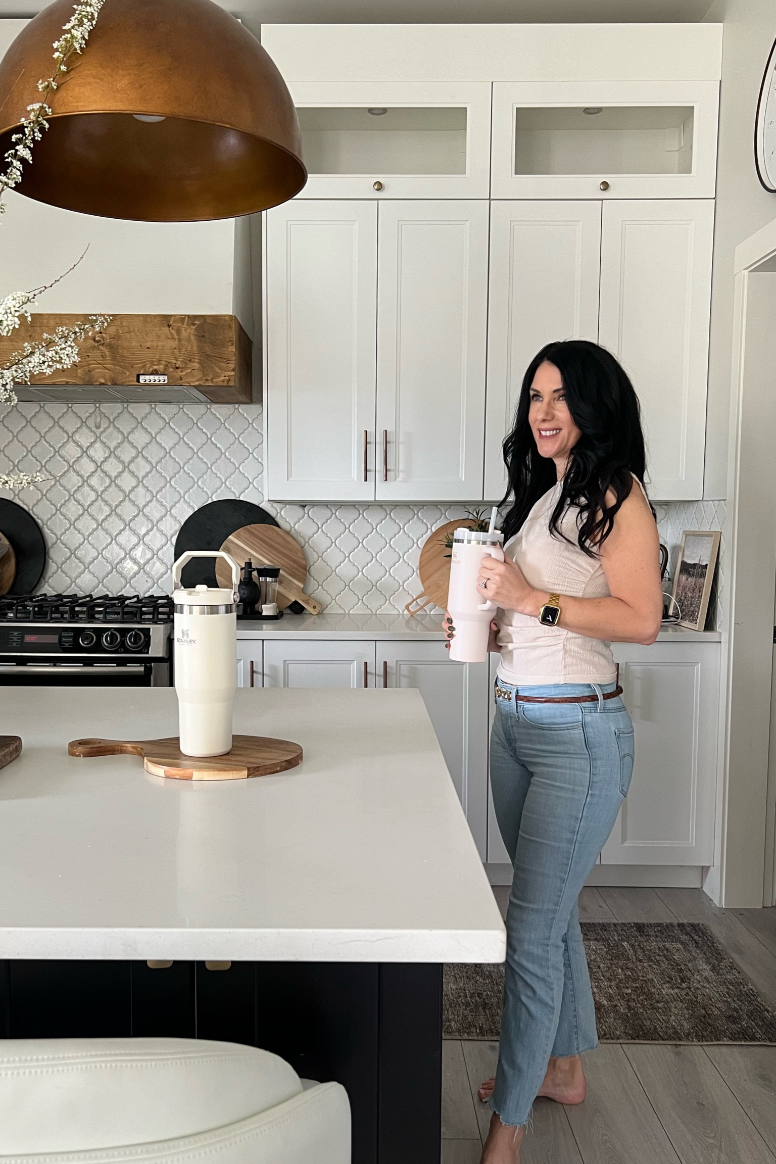 Love my Stanley Quencher! There’s a reason it’s a favourite among so many. The insulation is so amazing.. my water stays cold for hours, even while sitting in my car! So many colors now available..go soft and subtle. Or big and bold! 

@stanley_brand
#stanleypartner #gifted