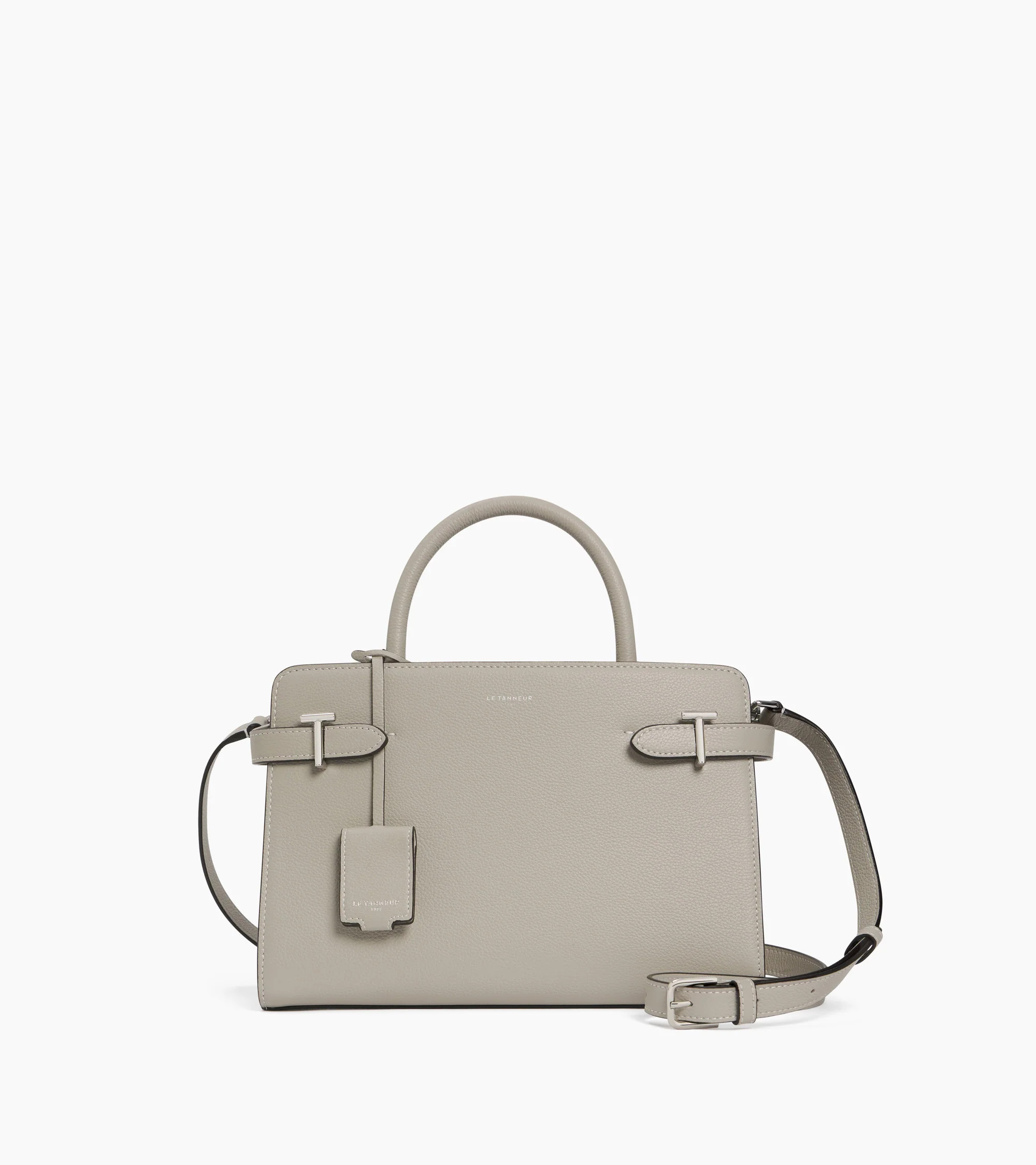 Emilie medium-sized handbag in grained leather | Le Tanneur