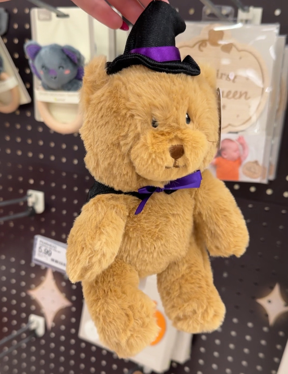 Cutest Halloween little wizard bear stuffed animal 

#LTKKids #LTKSeasonal #LTKBaby