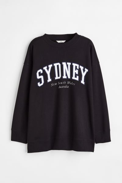 Printed Sweatshirt | H&M (US + CA)