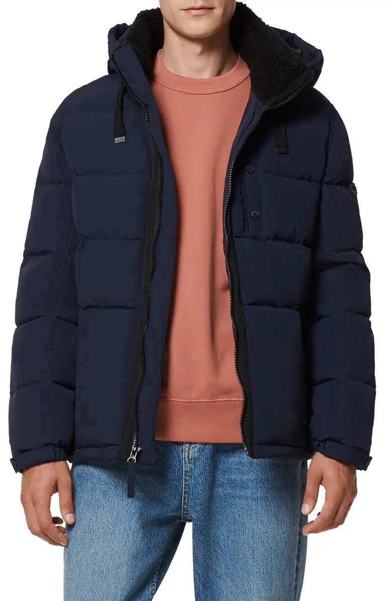 Hubble Faux Fur Collar Water Resistant Puffer Coat | Nordstrom
