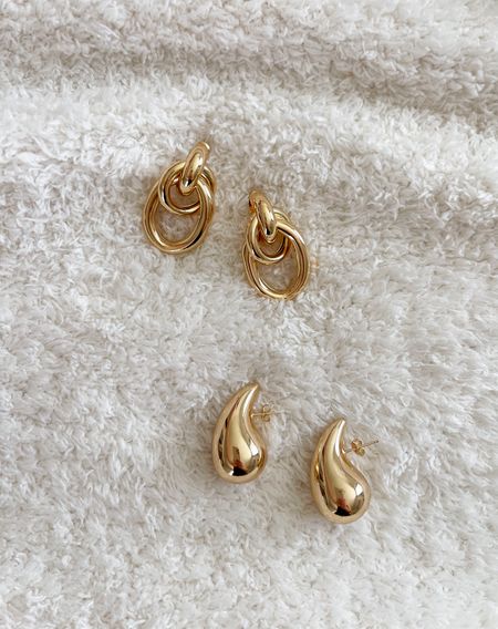 Amazon gold earrings, teardrop earrings

#LTKFindsUnder50