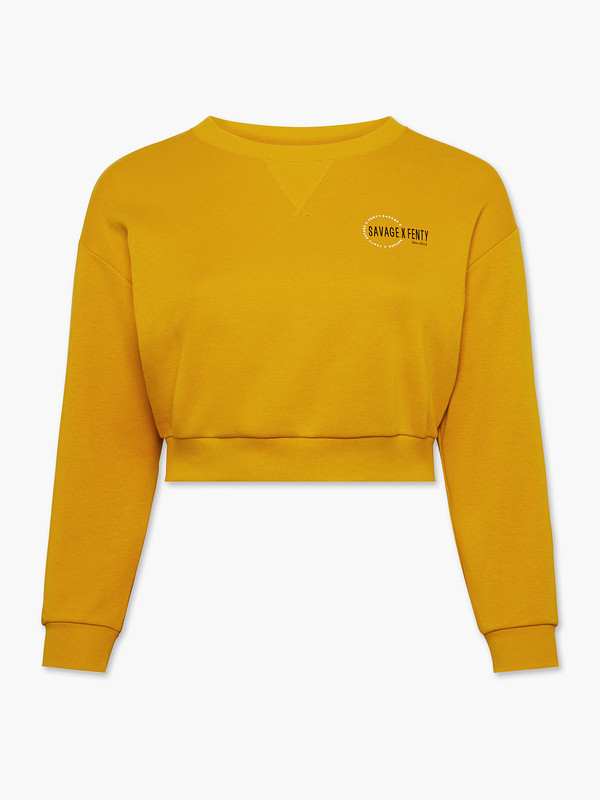 Essential Scope Logo Cropped Sweatshirt | Savage x Fenty - North America
