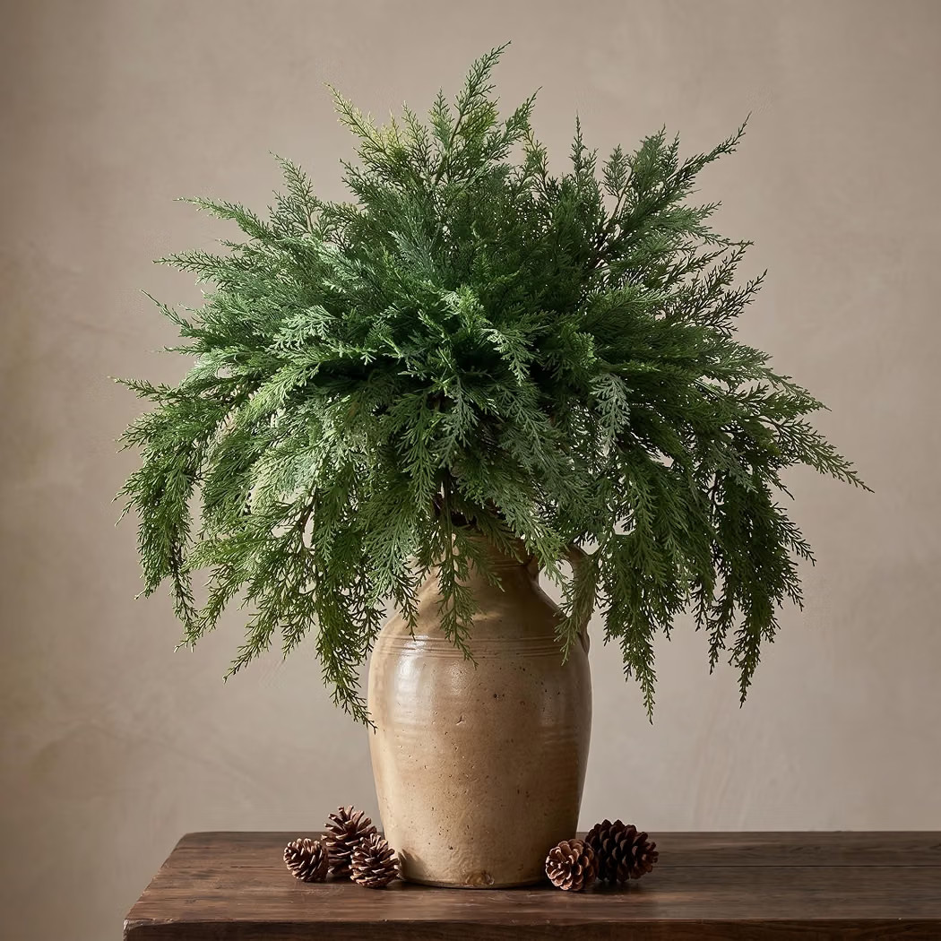 8 Pcs 36 Inch Christmas Cedar Branches Stems | Amazon (US)