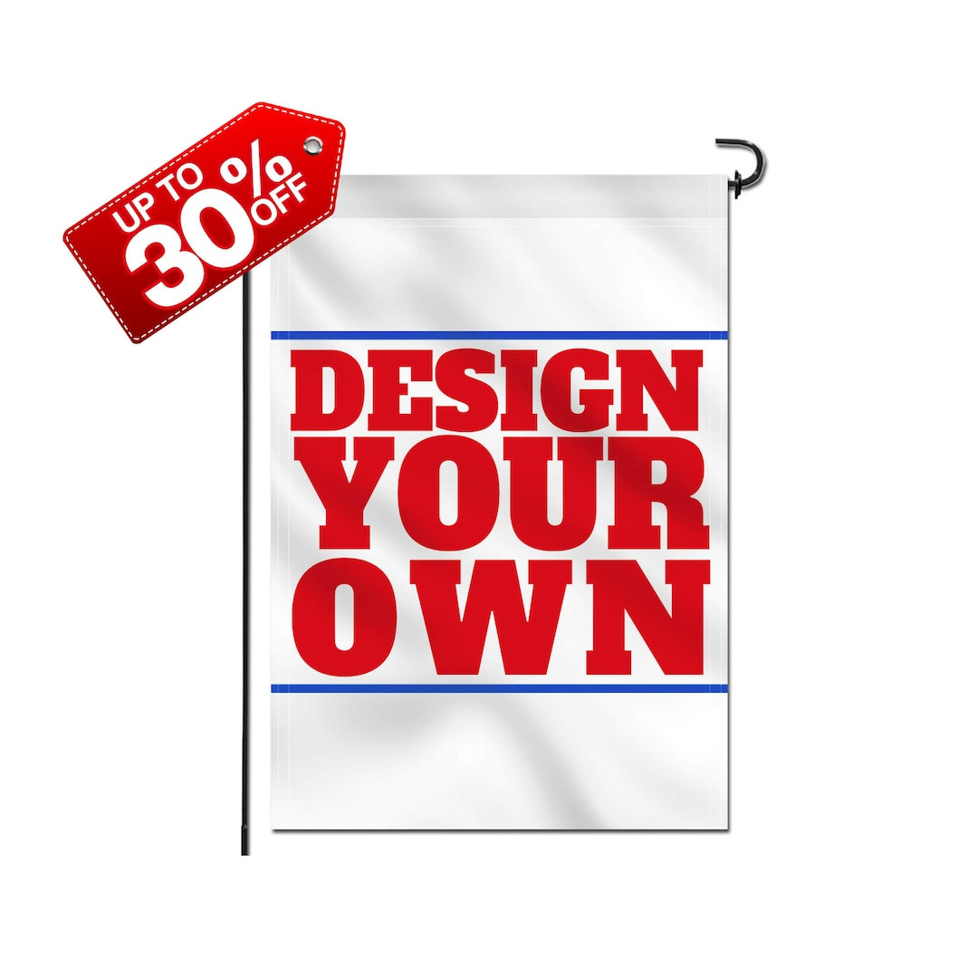 Custom Garden Flags 18 X 12.5 in - Double Sided - Personalized Gift, Yard Display Porch Decor Eve... | Etsy (US)