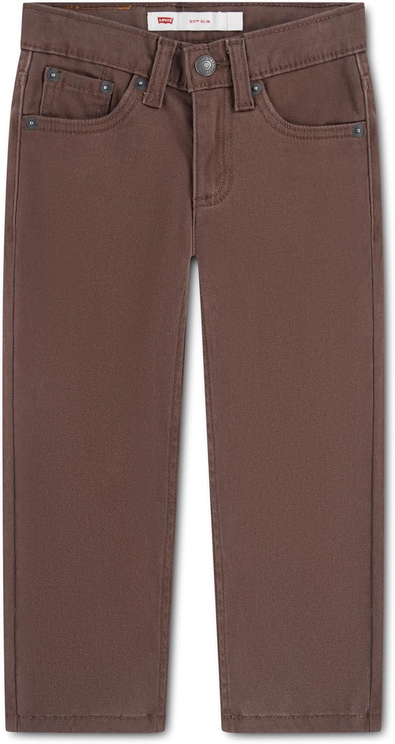 Levi's Boys' Slim Fit Soft Brushed Pants | Amazon (US)