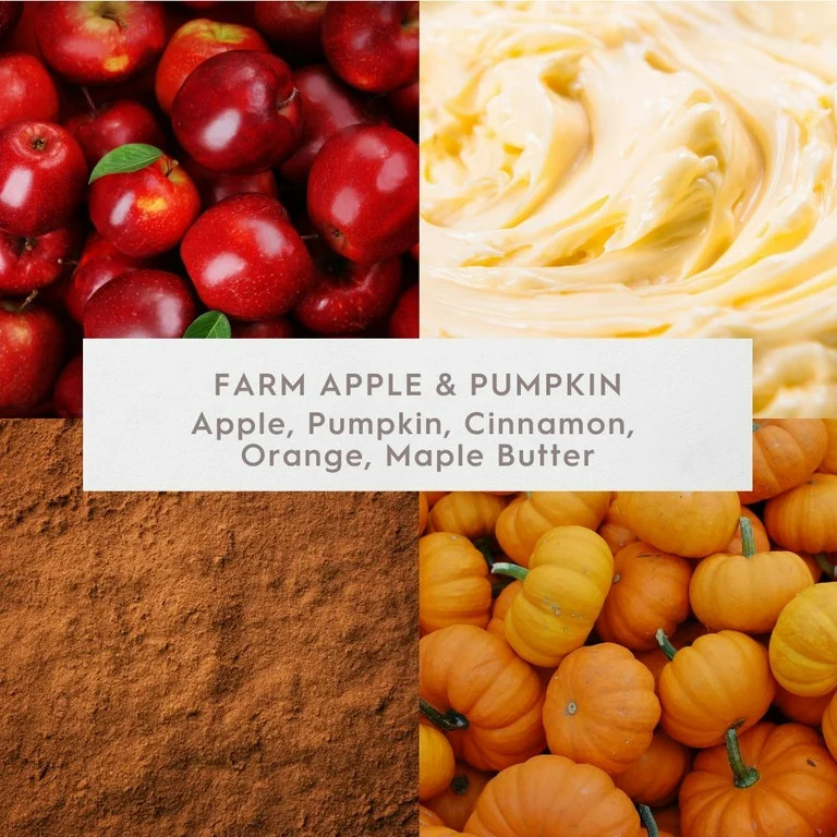 Better Homes & Gardens Farm Apple Pumpkin Scented 1-Wick 16.1oz Ribbed Jar Candle | Walmart (US)