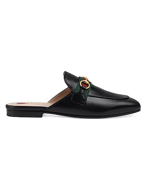 Women's Princetown Leather Slippers | Saks Fifth Avenue