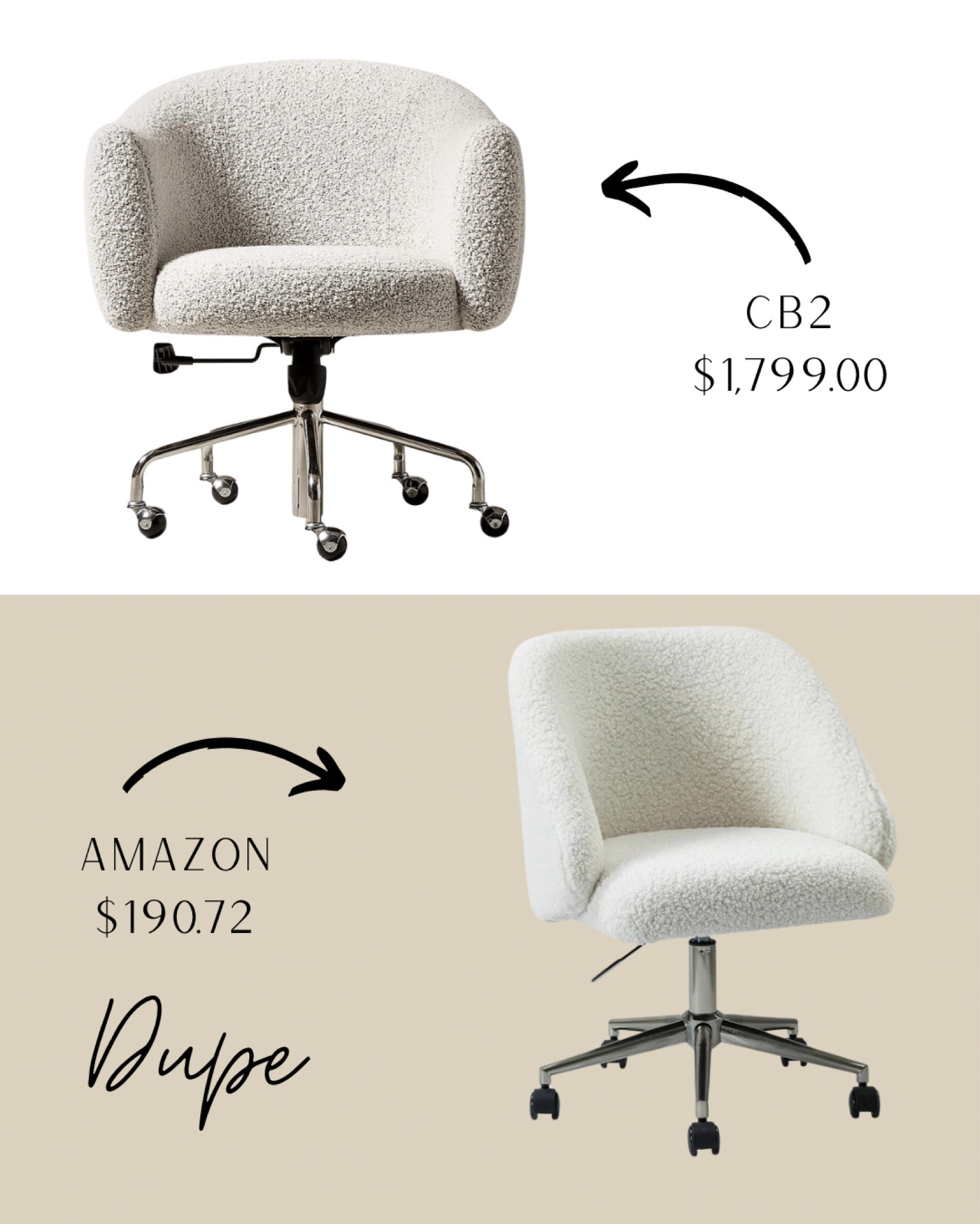 CB2 Comfy and stylish office chair dupe with target⚡️

Interested in our interior design? (jessicaderasinteriordesign.com) to schedule a 30 min free Discovery call! We’d love to design your home. Interested in our interior design? (jessicaderasinteriordesign.com) to schedule a 30 min free Discovery call! We’d love to design your home.

#LTKStyleTip #LTKHome #LTKFamily